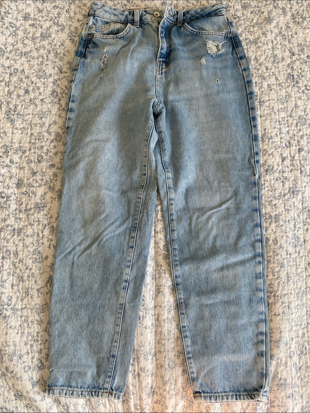 Zara Light Blue Straight Fit Women’s Jeans